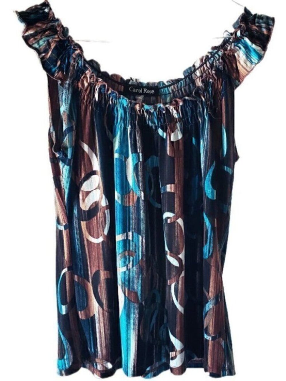 Carol Rose Multi Color Sleeveless Blouse